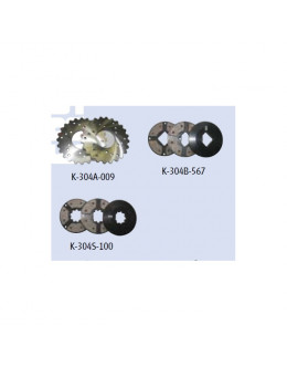 KIT PASTIGLIE FRENO KASPAR PER RUOTA K-204